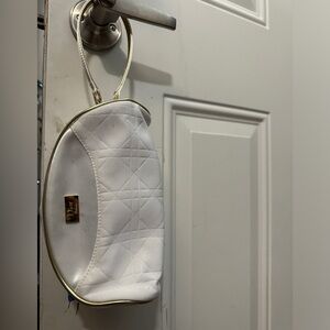 Dior White Quilted Bag